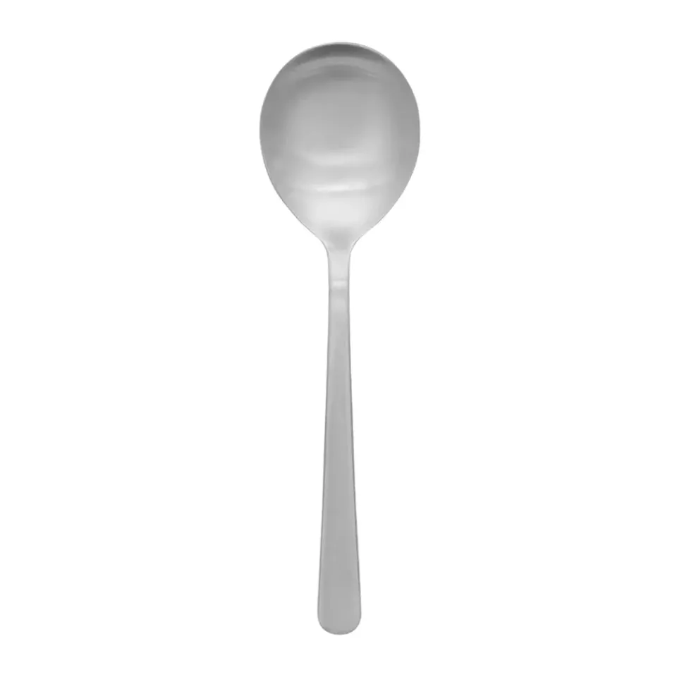 Clearance Kay Bojesen Grand Prix servering spoon 18.5 cm, Matte steel Silver-coloured