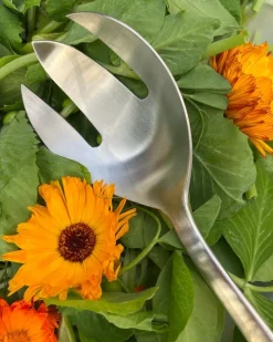 Discount Kay Bojesen Grand Prix serving fork 23.5 cm, Matte steel Silver-coloured