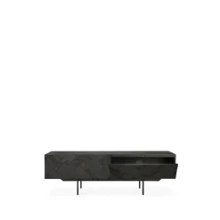 T.V & Media Units|T.V & Media Units^Ethnicraft Graphic media cabinet, 162 cm Black