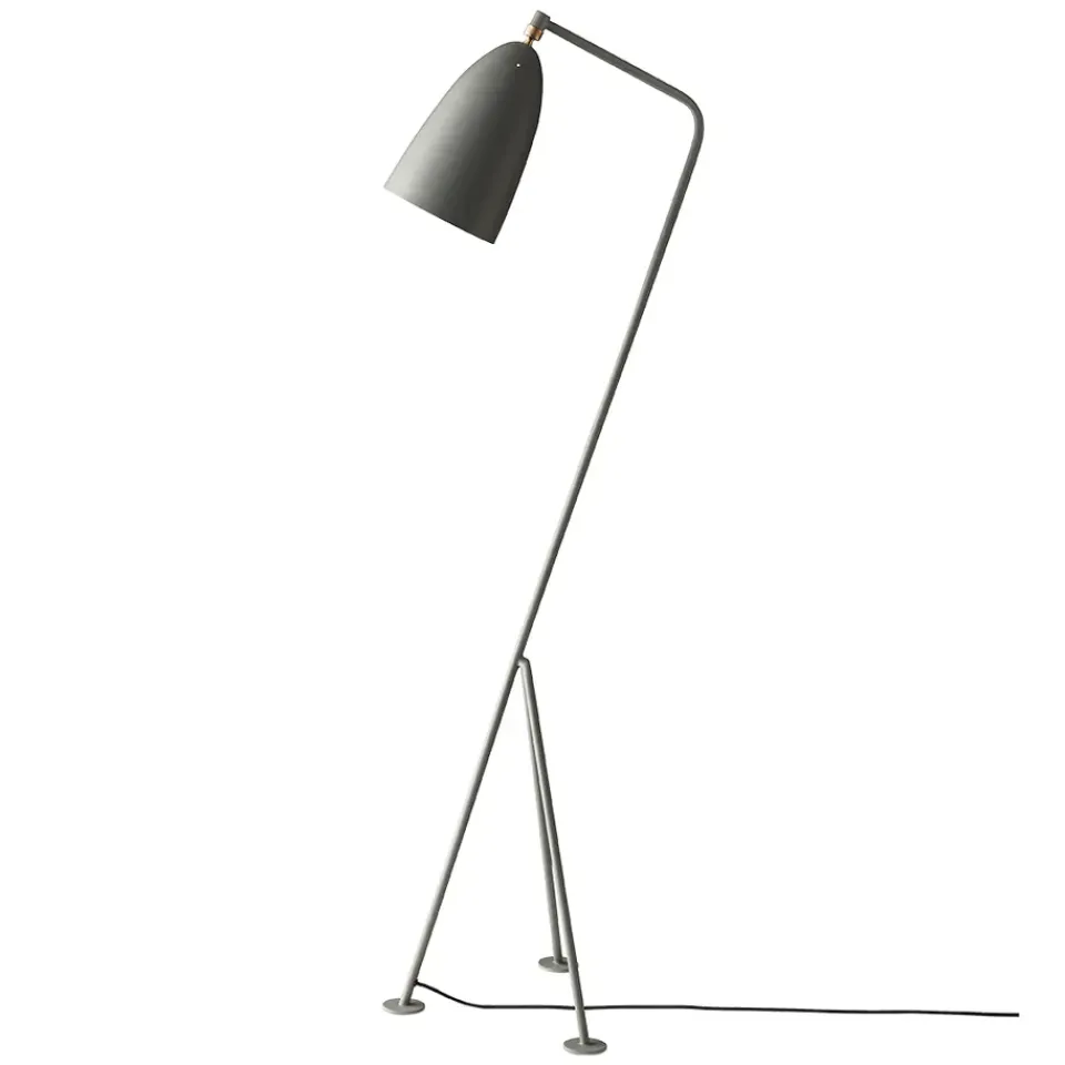 Reading Lamps|Floor Lamps^GUBI Grashopper floor lamp, Blue-grey BlueGrey