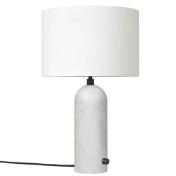 Discount GUBI Gravity S table lamp, marble- White