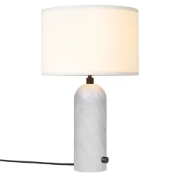 Discount GUBI Gravity S table lamp, marble- White