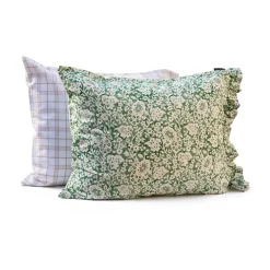 Bed Sets^Lexington Floral Printed Cotton Sateen bed set, 50x60 cm, 220x220 cm Green