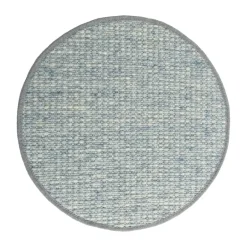 Round Rugs^Tisca Greenland Swift round rug, Steel no. 250, Ø170 cm Blue