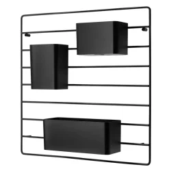 Discount String Grid organizer 3 pieces, Black