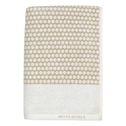 Bath Sheets|Towels^Mette Ditmer Grid towel 70x140 cm, Sand-off white WhiteBeige