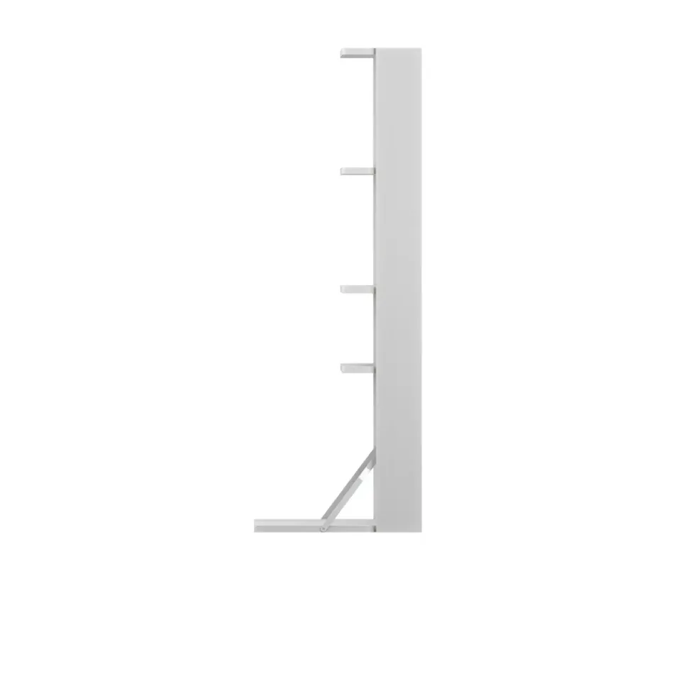 Desks^Massproductions Gridlock - M1-A4-0-D shelf with writing table, stained Ash White