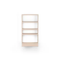 New Massproductions Gridlock - M1-A4-0-D shelf with writing table, Natural Ash Beige