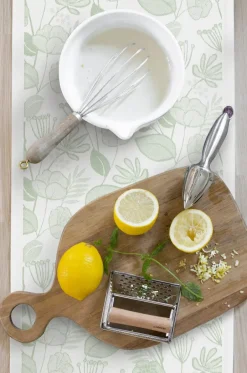 Outlet Ekelund Linneväveri Grönska table runner 35x120 cm, Green