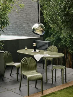 Seating|Balcony Furniture^Tom Dixon Groove chair, Moss Green