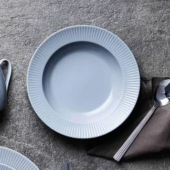 Deep Plates^Aida Groovy deep plate Ø 23 cm, Grey