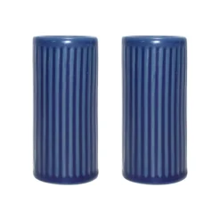 Sale Aida Groovy salt- and pepper cellar, stoneware Blue