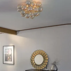 Discount By Rydéns Gross ceiling lamp Ø 50 cm, amber Yellow