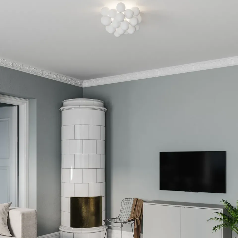 Ceiling Lights^By Rydéns Gross ceiling lamp Ø 50 cm, matte White