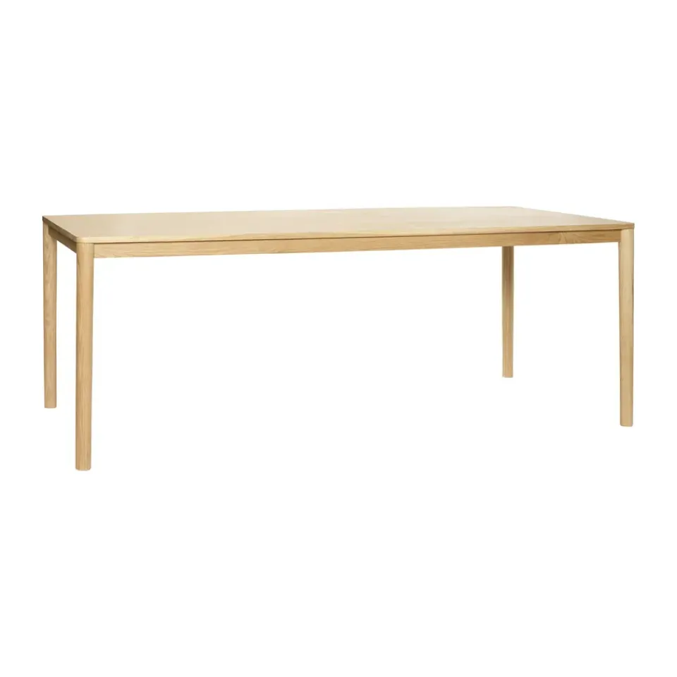 Hot Hübsch Ground dining table 200x100 cm, Oak Beige