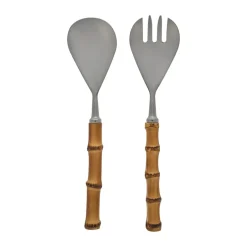 Salad Servers^Scandi Living Grove salad servers, 2 parts Brown