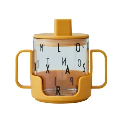 Best Design Letters Grow with your cup, Mustard Yellow