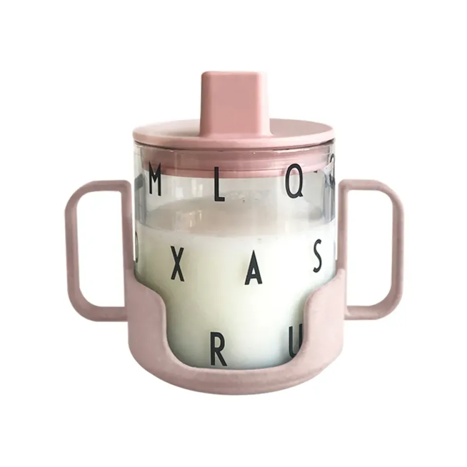 Best Design Letters Grow with your cup, nude Pink