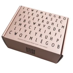 Best Design Letters Grow with your cup, nude Pink
