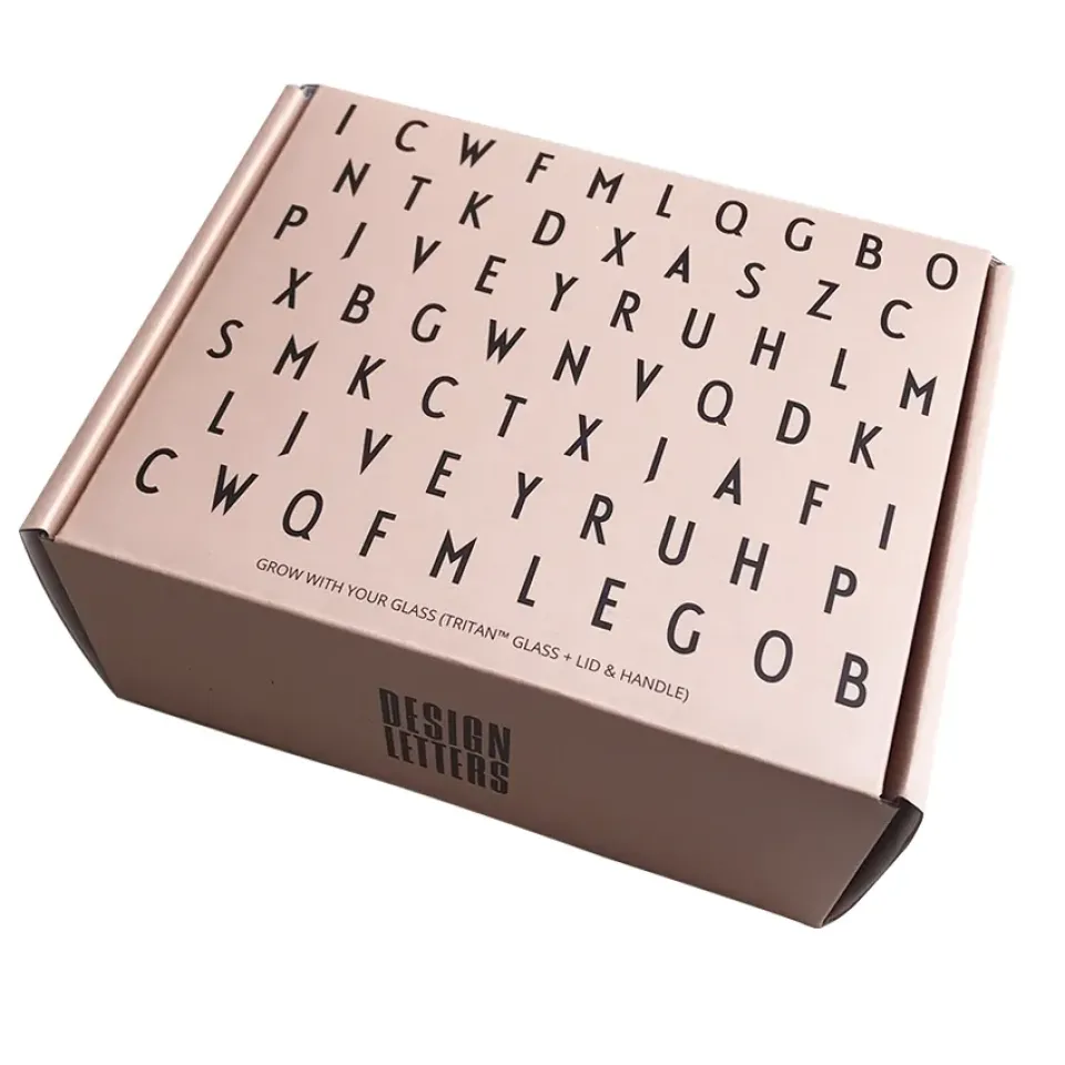Best Design Letters Grow with your cup, nude Pink
