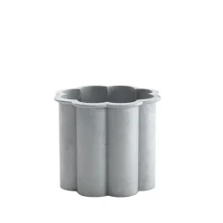Garden Details & Accessories^Byarums bruk Gråsippa plant pot, Aluminum sand-casted, no. 1 Ø33 cm Silver-coloured