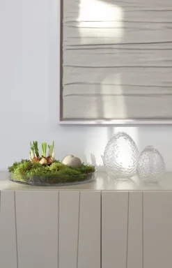 Cooee Design Gry standing egg 16 cm, Clear Transparent