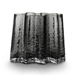 Cooee Design Gry wide vase 19 cm, Smoke Grey