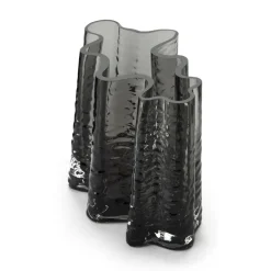 Cooee Design Gry wide vase 19 cm, Smoke Grey