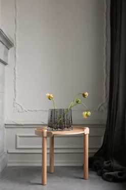 Cooee Design Gry wide vase 19 cm, Smoke Grey