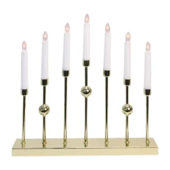 Online Star Trading Gustavo candle arch, Brass Gold-coloured