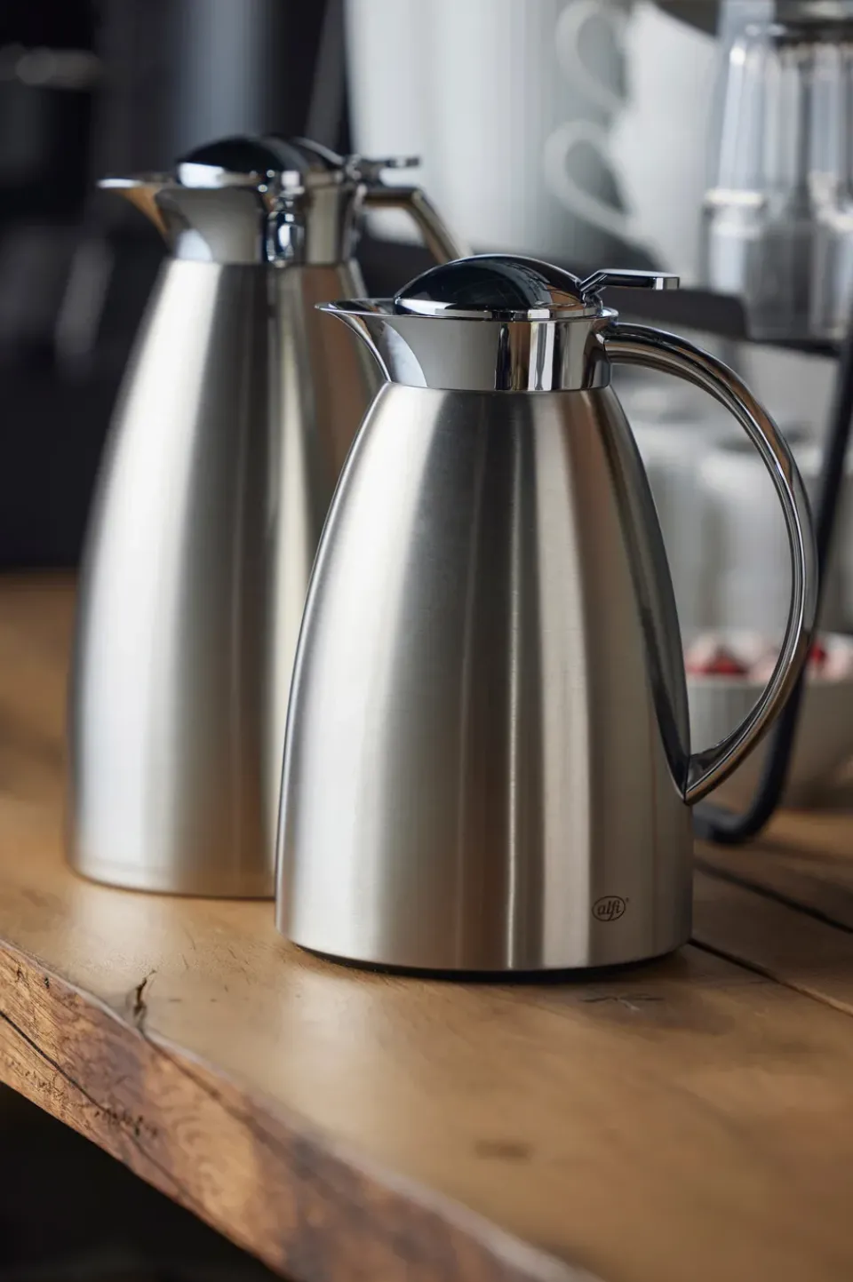 Thermoses^Alfi Gusto thermal jug 1 l, Matt steel Silver-coloured