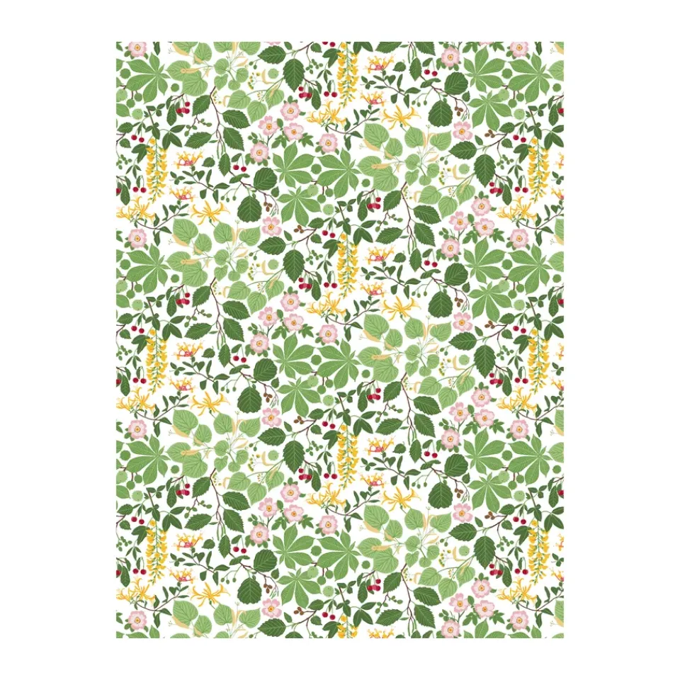 Clearance Arvidssons Textil Haga fabric, Green