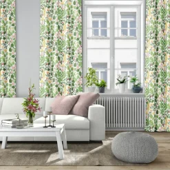 Clearance Arvidssons Textil Haga fabric, Green
