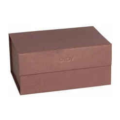 Boxes & Jars^OYOY Hako storage box A5, Dark caramel Brown