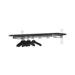 Hat Rack & Hat Shelves|Hat Rack & Hat Shelves^Scherlin Hall shelf 7, Oak stained Black