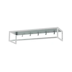 Hat Rack & Hat Shelves|Hat Rack & Hat Shelves^Scherlin Hall shelf 11, lacquer, zinc plate White
