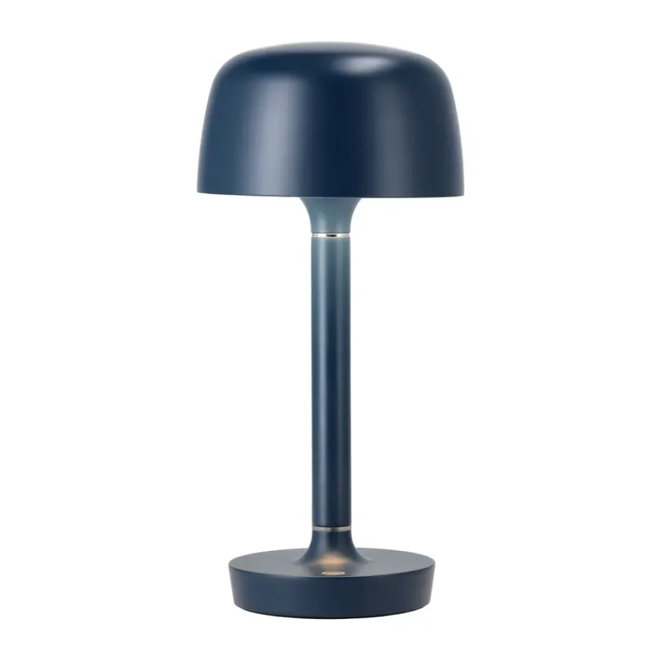 Scandi Living Halo portable table lamp 25,5 cm, Blue