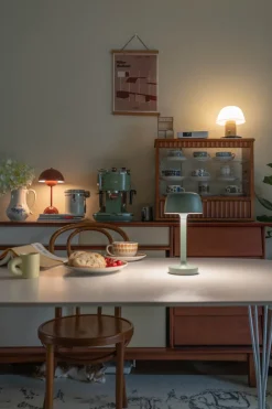 Window Lights|Portable Lighting^Scandi Living Halo portable table lamp 25,5 cm, Green