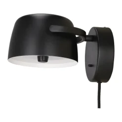 Bedside Lamps|Wall Lights^Scandi Living Halo wall lamp Ø16 cm, Black