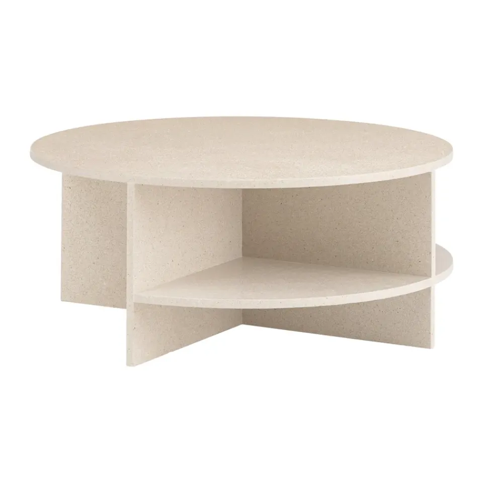 Online Muuto Halves coffee table, Light taupe-terrazzo, Ø85 cm Grey