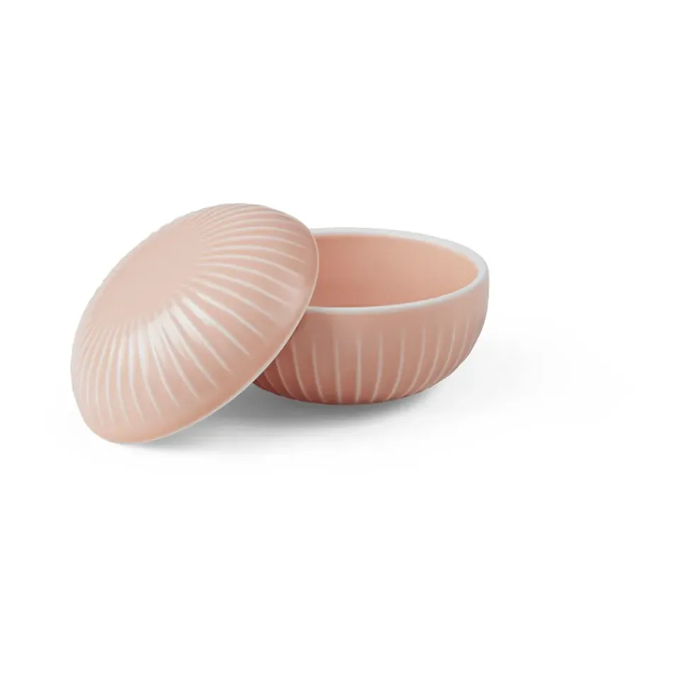 Decorative Bowls^Kähler Hammershøi Bonbon jar Ø12 cm, Nude Pink