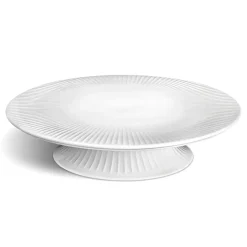 Hot Kähler Hammershøi cake platter on base Ø30 cm, White