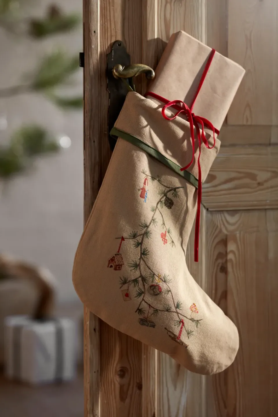 Discount Kähler Hammershøi Christmas Christmas stocking, Beige