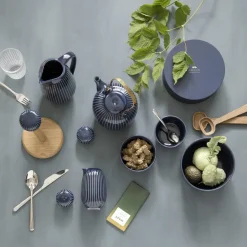 Best Kähler Hammershøi kitchen paper roll holder, indigo Blue