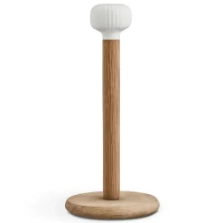 Kähler Hammershøi kitchen paper roll holder, white BrownWhite