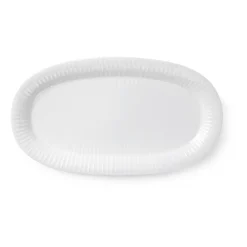 Clearance Kähler Hammershøi serving plate oval 40x22.5 cm, White