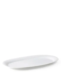 Clearance Kähler Hammershøi serving plate oval 40x22.5 cm, White