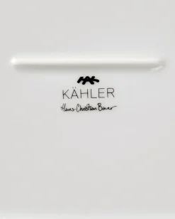 Clearance Kähler Hammershøi serving plate oval 40x22.5 cm, White
