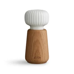 Salt & Pepper Grinders^Kähler Hammershøi spice mill small, White