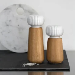 Salt & Pepper Grinders^Kähler Hammershøi spice mill small, White